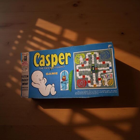 VINTAGE Mid Century 1959 Milton Bradley Casper the Friendly Ghost Board Game - Picture 1 of 6